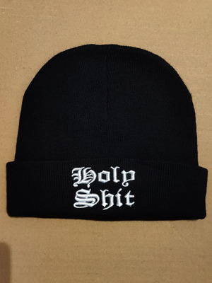 Killstar Black Unisex Embroidered Gothic Beanie new