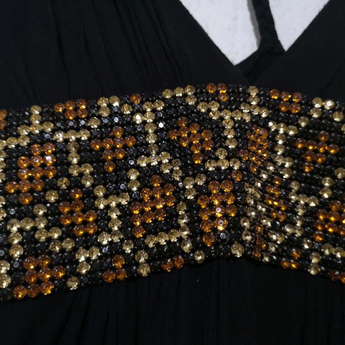 Sky dress used, black, sexy evening, size S