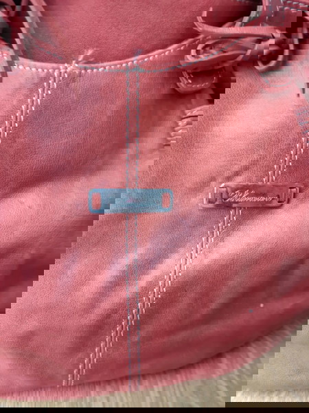 Blumarine. δερμάτινη τσαντα