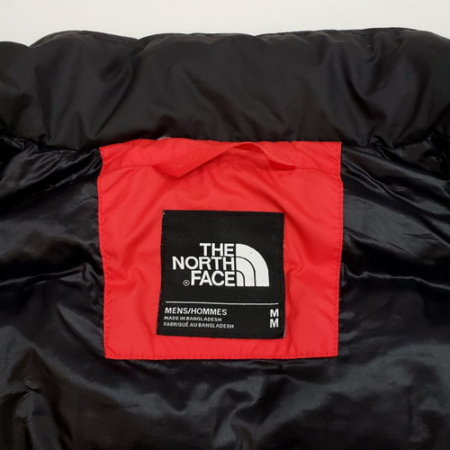 The North Face 1992 Nuptse 700 Down jacket like new, M-L, red and black