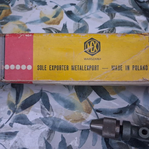 Hand Drill Bohrmaschine derby vintage, used with original box