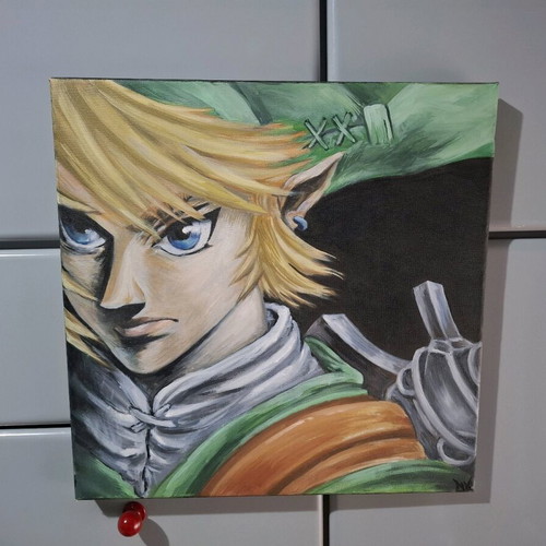 Link (The Legend of Zelda) oil painting new 40x40