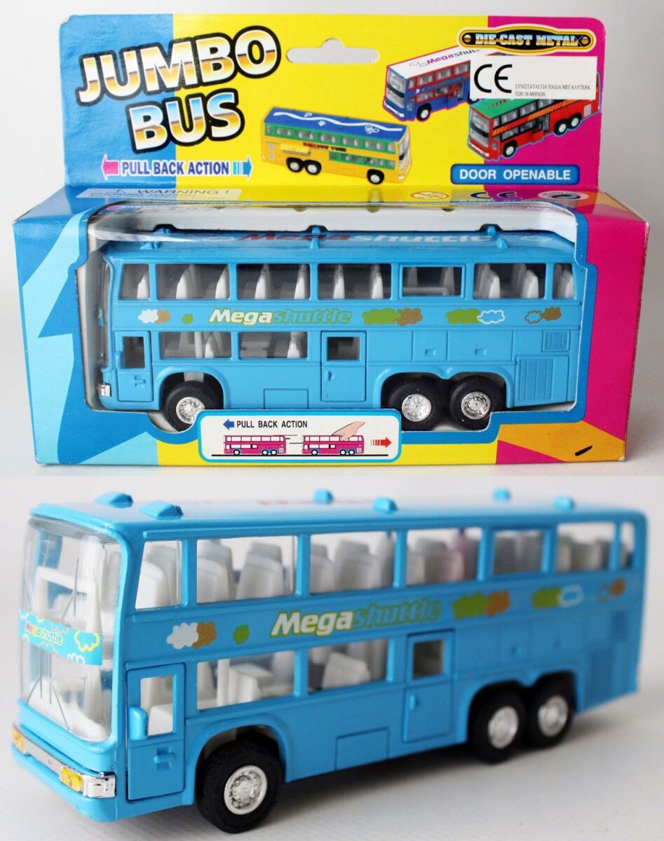 Jumbo Bus Die Cast Metal Pull Back Bus… - € 23,00 - Vendora.cy
