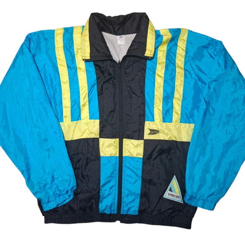 Vintage Sprider Medium windbreaker jacket used, multicolor