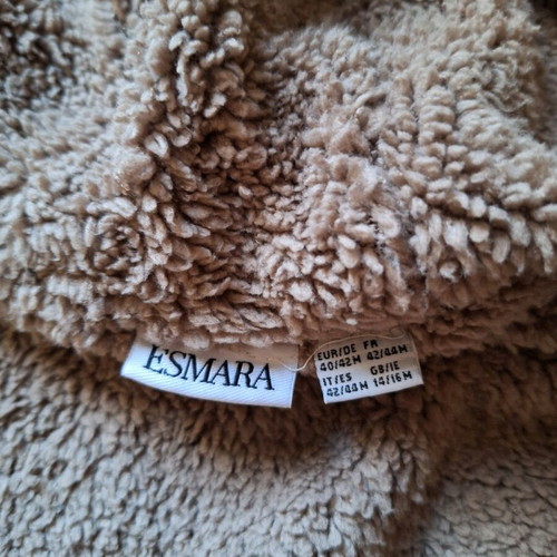 Esmara hoodie jacket like new, beige with fleece lining