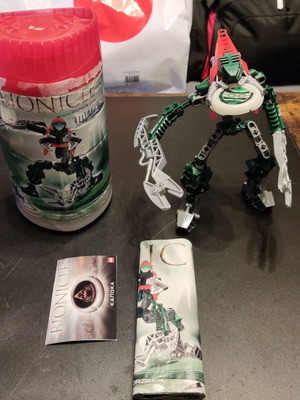 Lego Bionicle 8616 Vahki Vorzakh μεταχειρισμένη φιγούρα με κουτί και παρελκόμενα