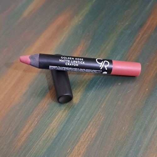 Golden Rose matte lipstick crayon, shade 27