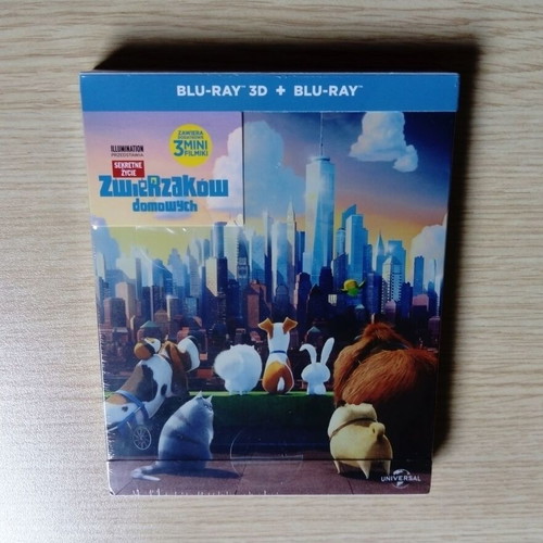 The Secret Life of Pets Steelbook Edition Blu-Ray 3D and 2D new, dubbed