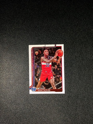 2025 Topps Jamir Watkins Rookie Base Washington Wizards card new