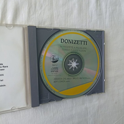 Donizetti Nuits d'ete a Pausilippe Teresa e Gianfaldoni CD new, classical