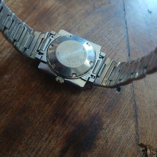 Seiko wristwatch vintage used women's automatic with day display