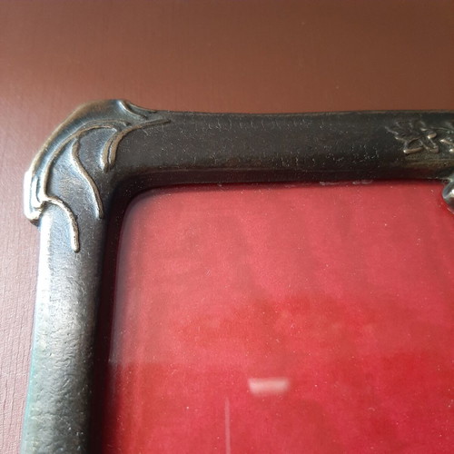 Art Nouveau brass photo frames set like new