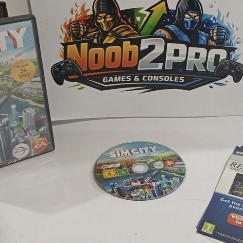 SimCity PC DVD used, city-building adventure game