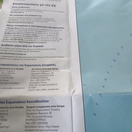 Europe map new with information