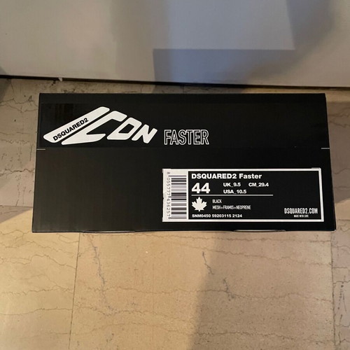 Dsquared2 Icon New Generation Faster Sneakers Μαύρα Καινούργια Μέγεθος 44
