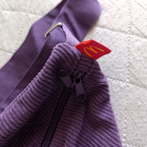McDonald's Grimace Purple Belt Bag New