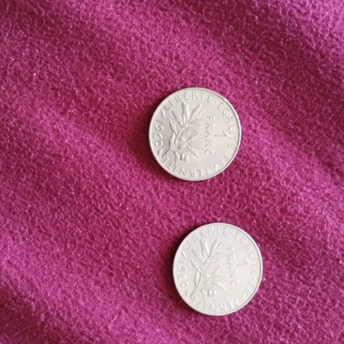 French francs from 1960 like new