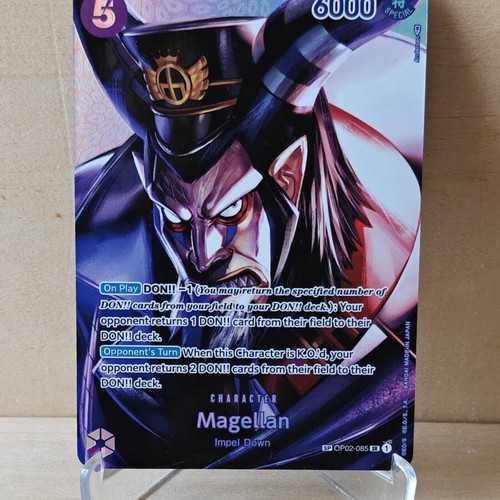 One Piece Trading Card Game Magellan SP OP02-085 SR Special Alt Art near mint