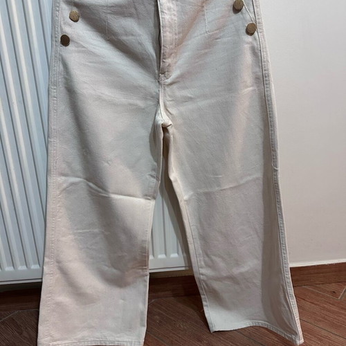 Zara women's jeans like new, beige, size S