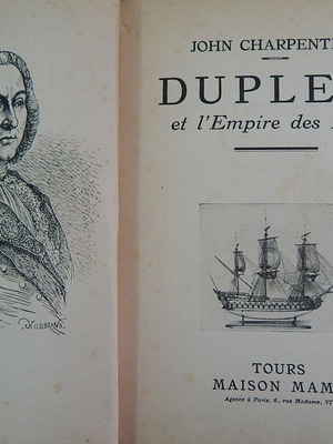 John Charpentier Dupleix et l'Empire des Indes used French book