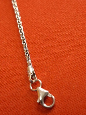 White gold chain 14 carats like new, 46 cm, 4.5 grams