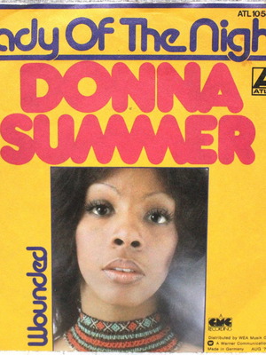 Donna Summer Lady Of The Night 7" single 45 RPM μεταχειρισμένο