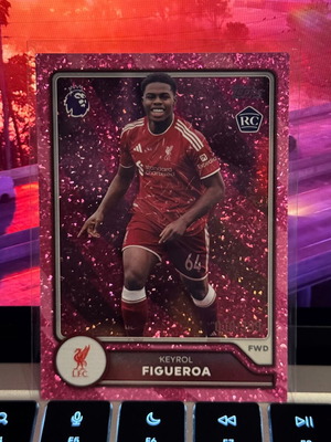 Topps Flagship Premier League 26/27 Keyrol Figueroa RC Rookie Pink Parallel 30/399