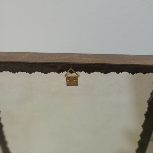 Wooden frame Dove like new, handmade with metal