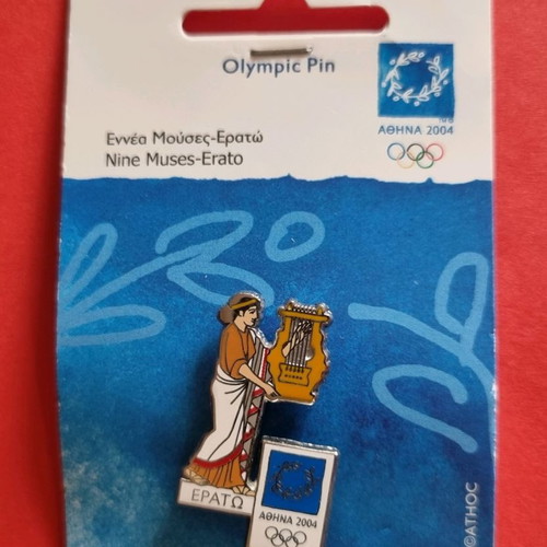 Olympic pins Athens 2004 Muses new, set of 9
