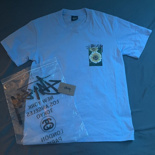 Stussy t shirt turquoise size S like new