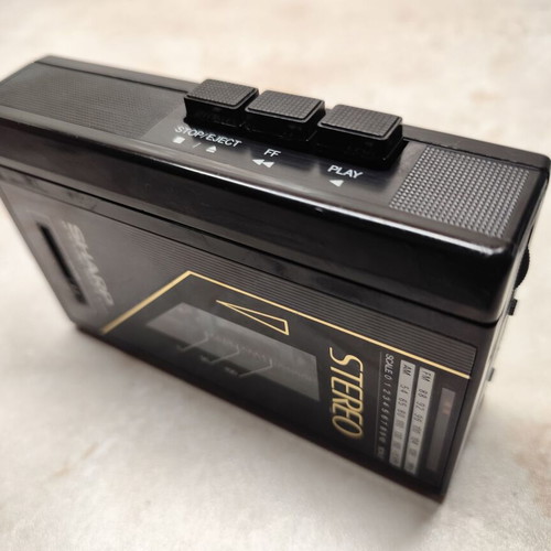 Sharp JC 126 Walkman vintage Japan AM FM stereo cassette used
