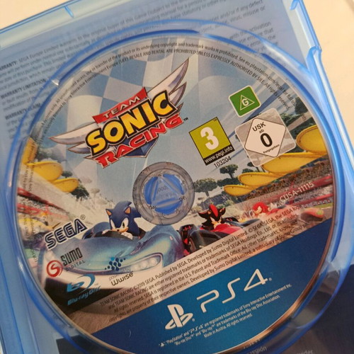 Team Sonic Racing PS4 used