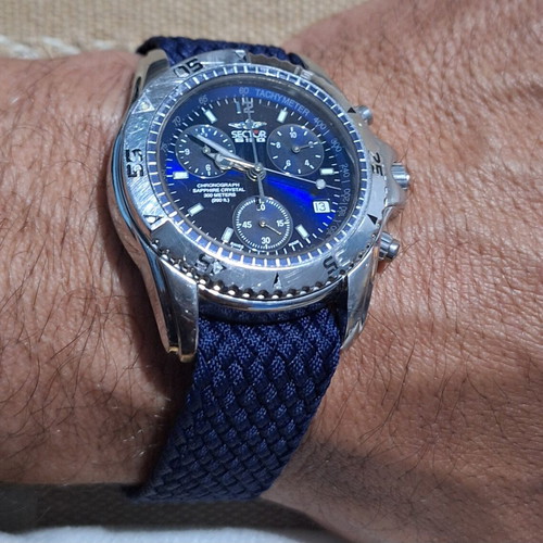 Sector SGE 650 Blue Dark Dial Chronograph Swiss ETA 251.262 used