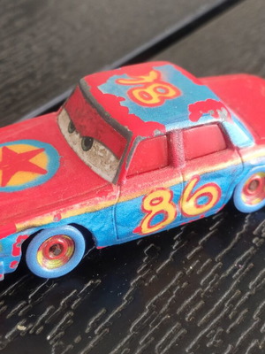 Disney Cars Bill toy car used, scale 1:55