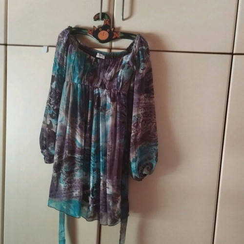 Be You Party Dress like new, viscose, lilac turquoise