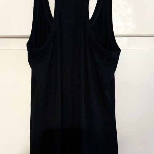 Top with decorative stones Aquarius symbol like new, one size, black