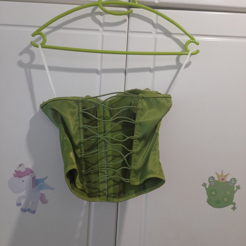 Corset strapless green Shein, new, size XS