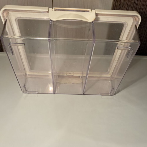 IKEA Plastic Food Storage Container with Removable Dividers and Clip Lid
