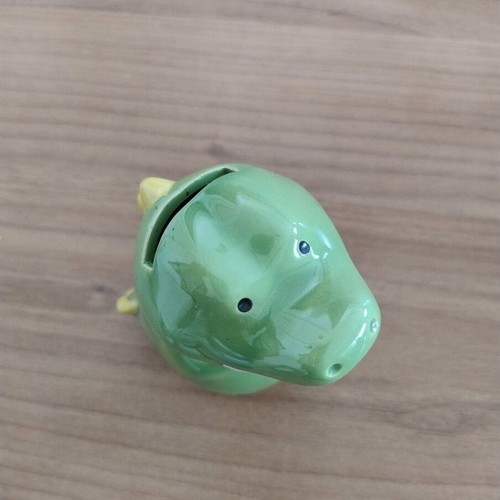Ceramic Crocodile Money Box like new without stopper