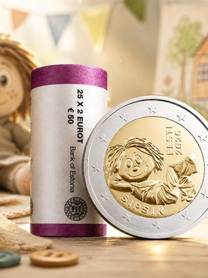 Εσθονία 2026 Sipsik 2€ κέρμα καινούργιο, μασούρι 50