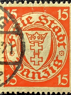 Danzig 1924 stamp used