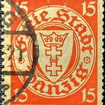 Danzig 1924 stamp used