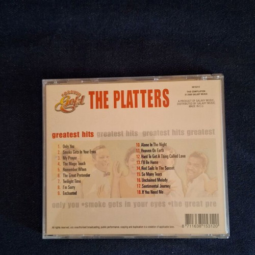 The Platters Greatest Hits CD very good condition, blues