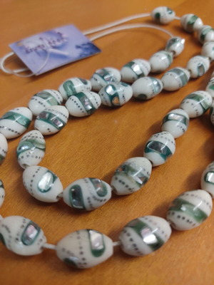 Worry beads camel bone new with tag