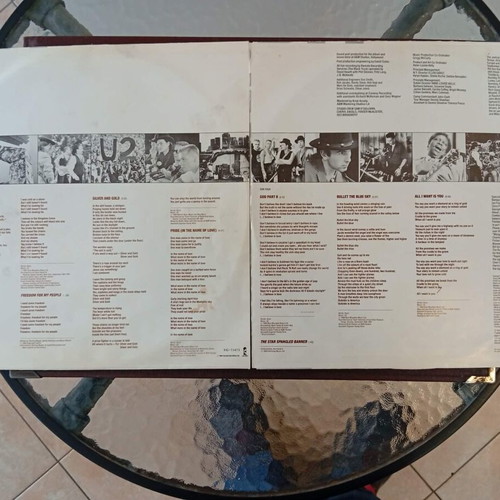 U2 2LP Rattle And Hum used, Greek edition