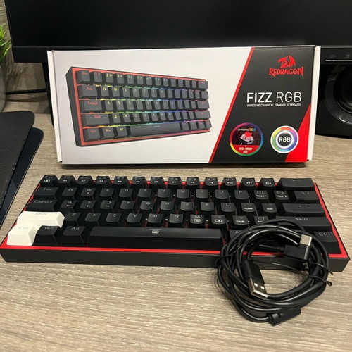 Red Dragon Fizz RGB keyboard new
