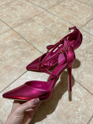 Pink pumps like new, size 37