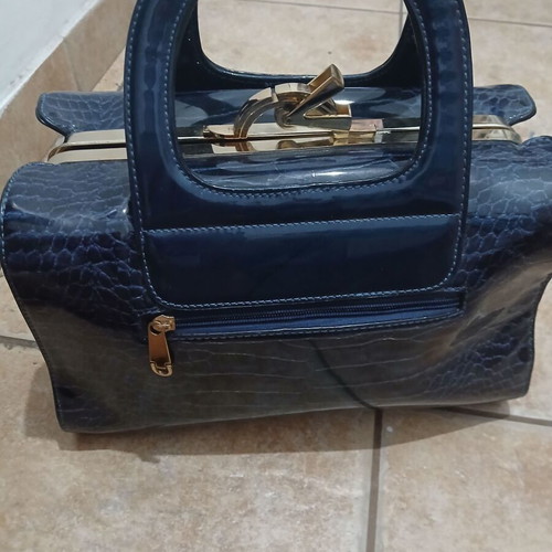 Bezermani dark blue women's handbag