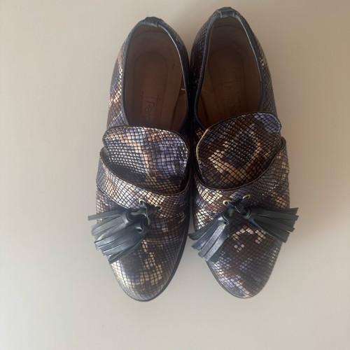 Pargiana leather shoes like new, size 39, purple