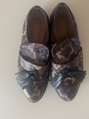 Pargiana leather shoes like new, size 39, purple